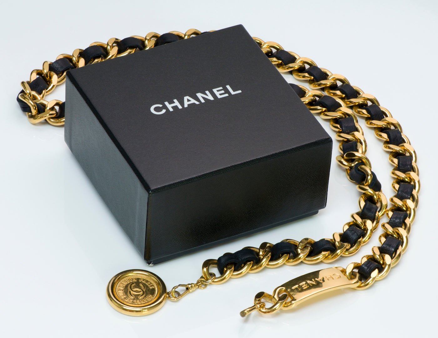 Chanel Chain Leather Belt - DSF Antique Jewelry