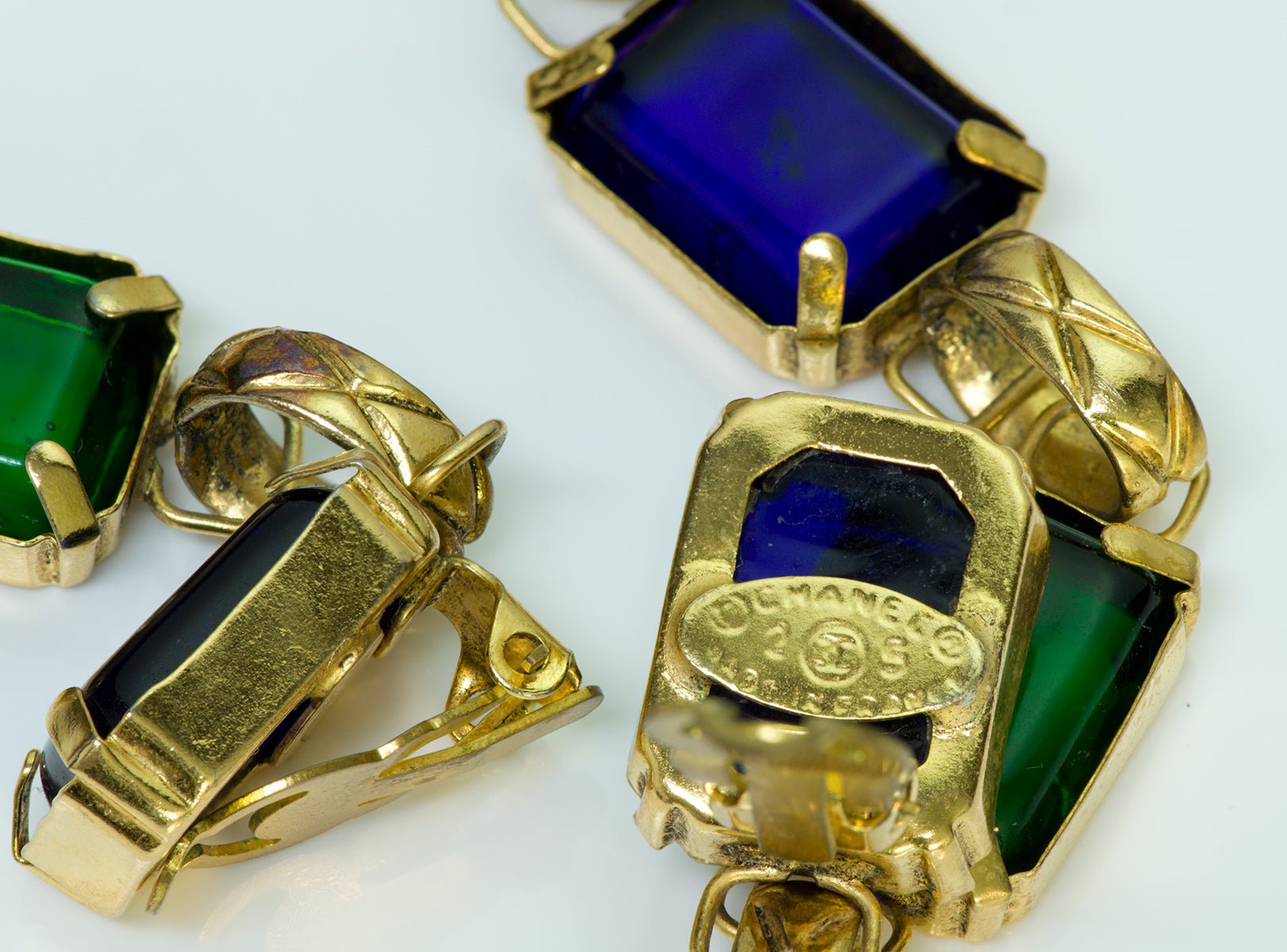 Chanel Gripoix Earrings - DSF Antique Jewelry
