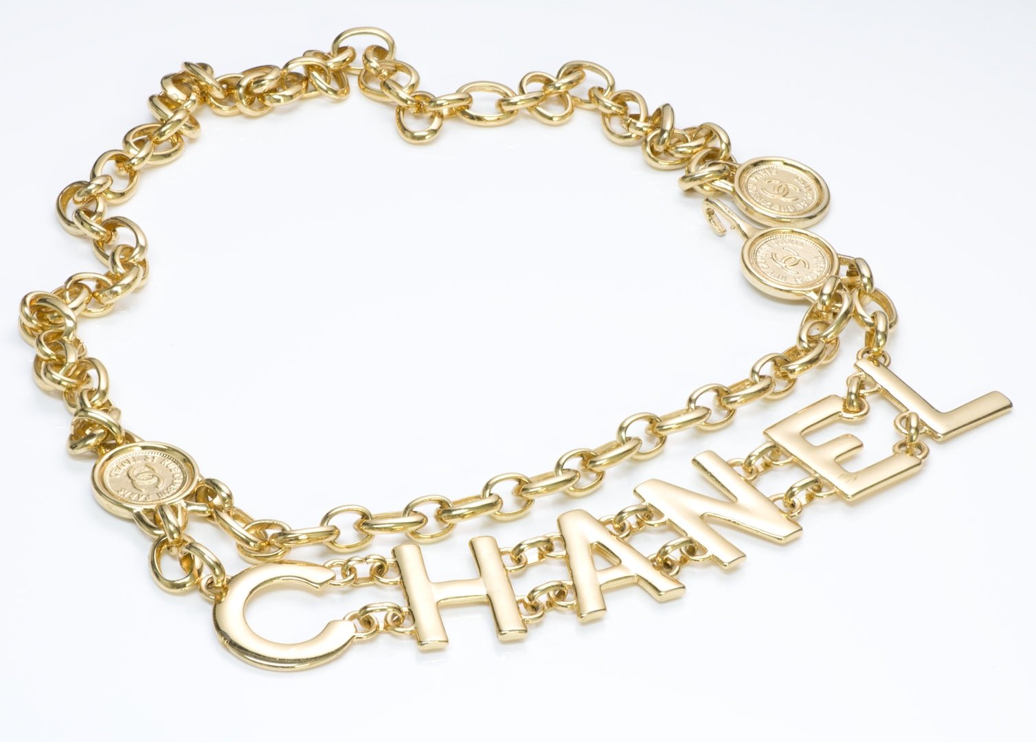 Chanel Letter Charm Belt