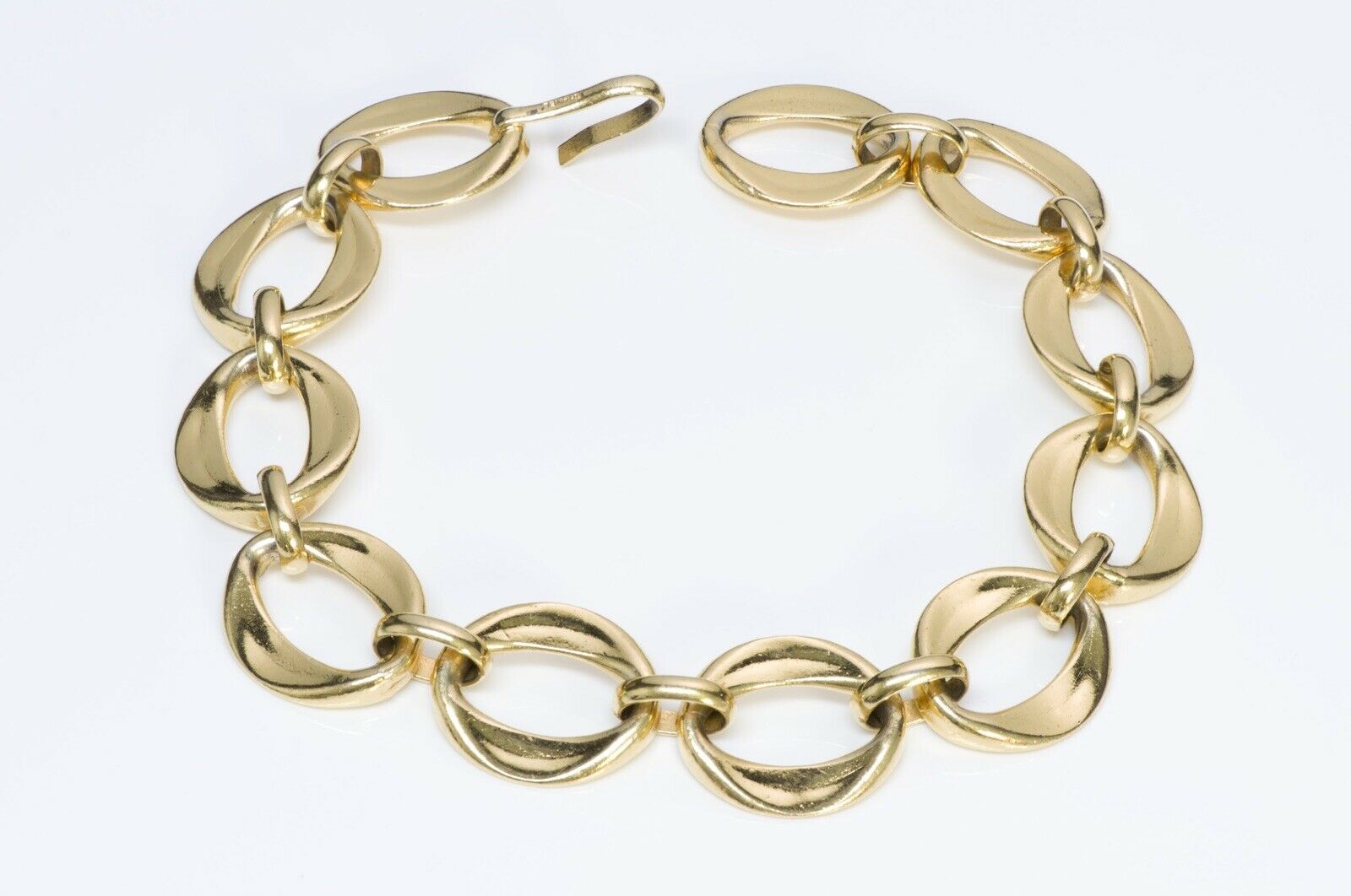 Chanel Paris 1980’s Chain Link Choker Necklace - DSF Antique Jewelry