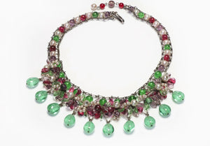 Chanel Paris by Louis Rousselet 1930’s Poured Glass Pearl Beads Necklace
