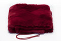 CHANEL Paris Red Orylag Rabbit Fur Women’s Stole Scarf