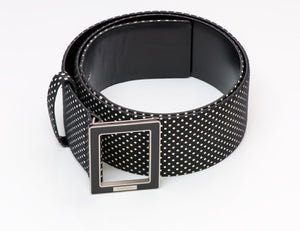 Chanel Polka Dot Wide Belt