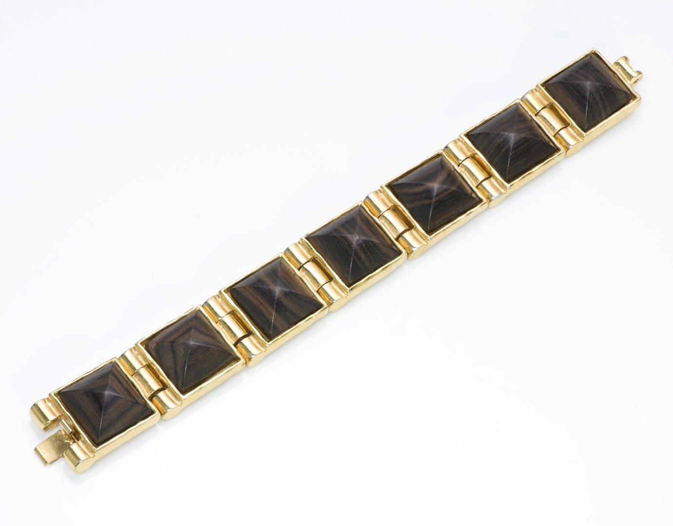 Chanel Pyramid Wood Bracelet