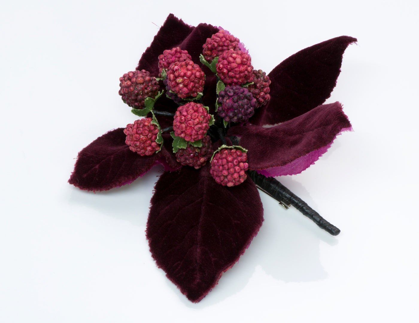 Chanel Velvet Flower Brooch