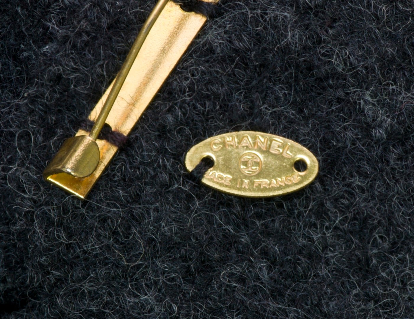Chanel Wool Camellia Flower Brooch - DSF Antique Jewelry