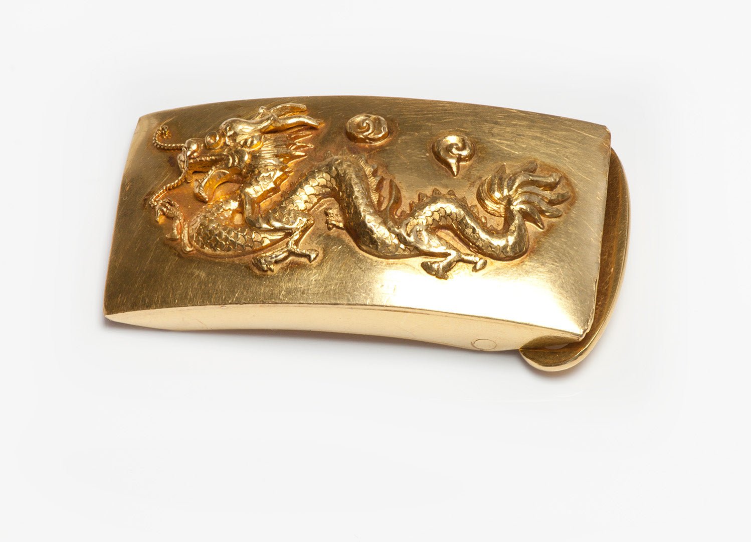 Chinese 22K Gold Dragon 🐉 Belt Buckle - DSF Antique Jewelry