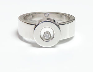 Chopard Wide Happy Diamonds 18K Gold Ring