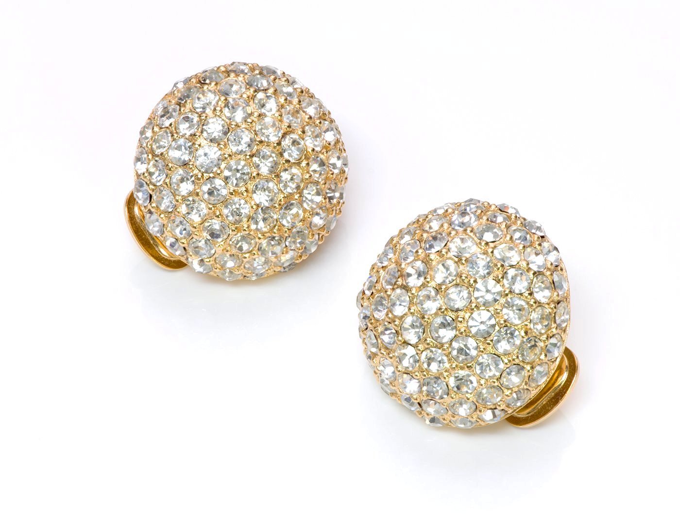 Christian Dior Crystal Earrings - DSF Antique Jewelry