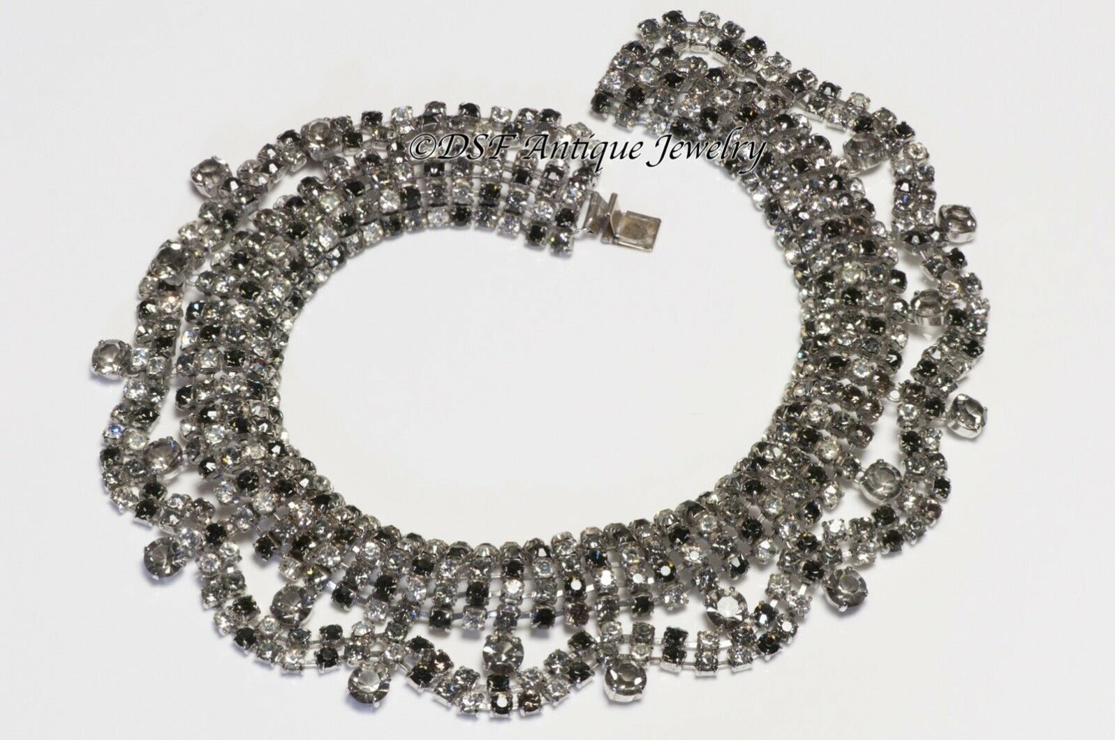 Christian Dior Paris Couture 1961 Crystal Collar Necklace