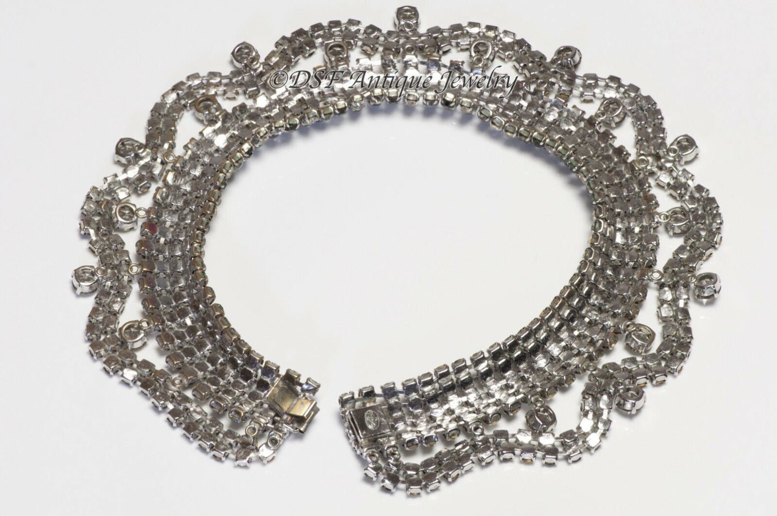 Christian Dior Paris Couture 1961 Crystal Collar Necklace
