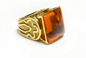 Citrine 18K Yellow Gold Women’s Ring