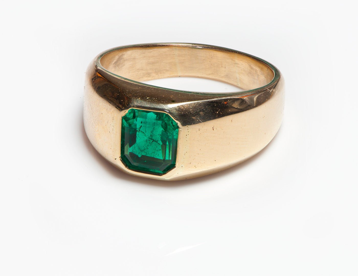 Colombian Emerald Gold Ring