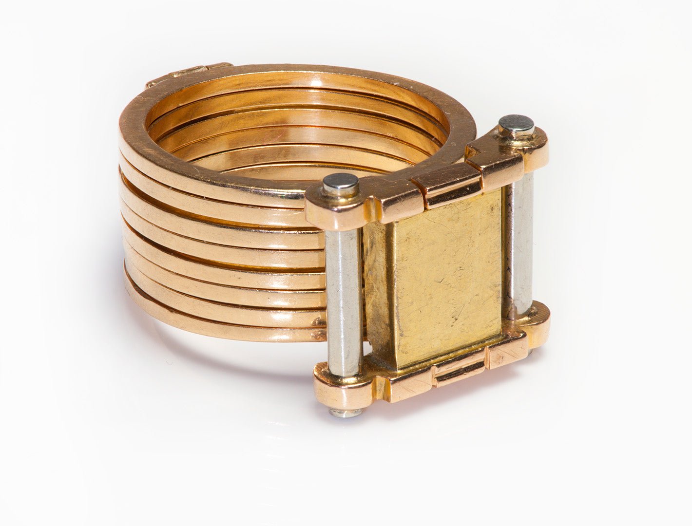 Convertible Ring to Bracelet Gold Platinum