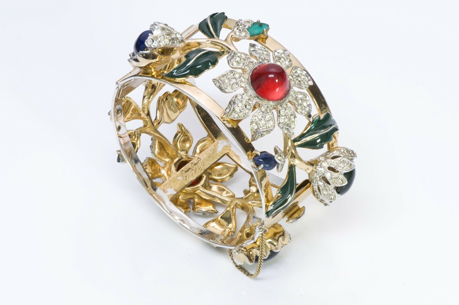 Coro Craft 1939 Carmen Miranda Camellia Bracelet - DSF Antique Jewelry