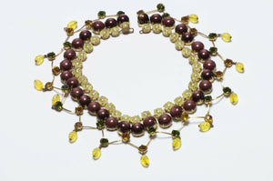 Countess Cissy Zoltowska CIS 1950’s Crystal Necklace
