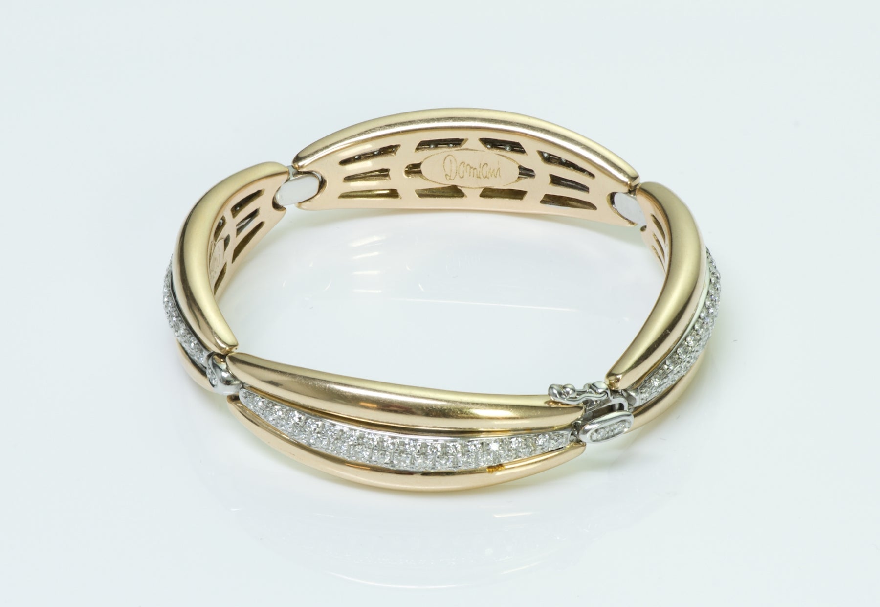 Damiani 18K Yellow Gold Diamond Bracelet - DSF Antique Jewelry