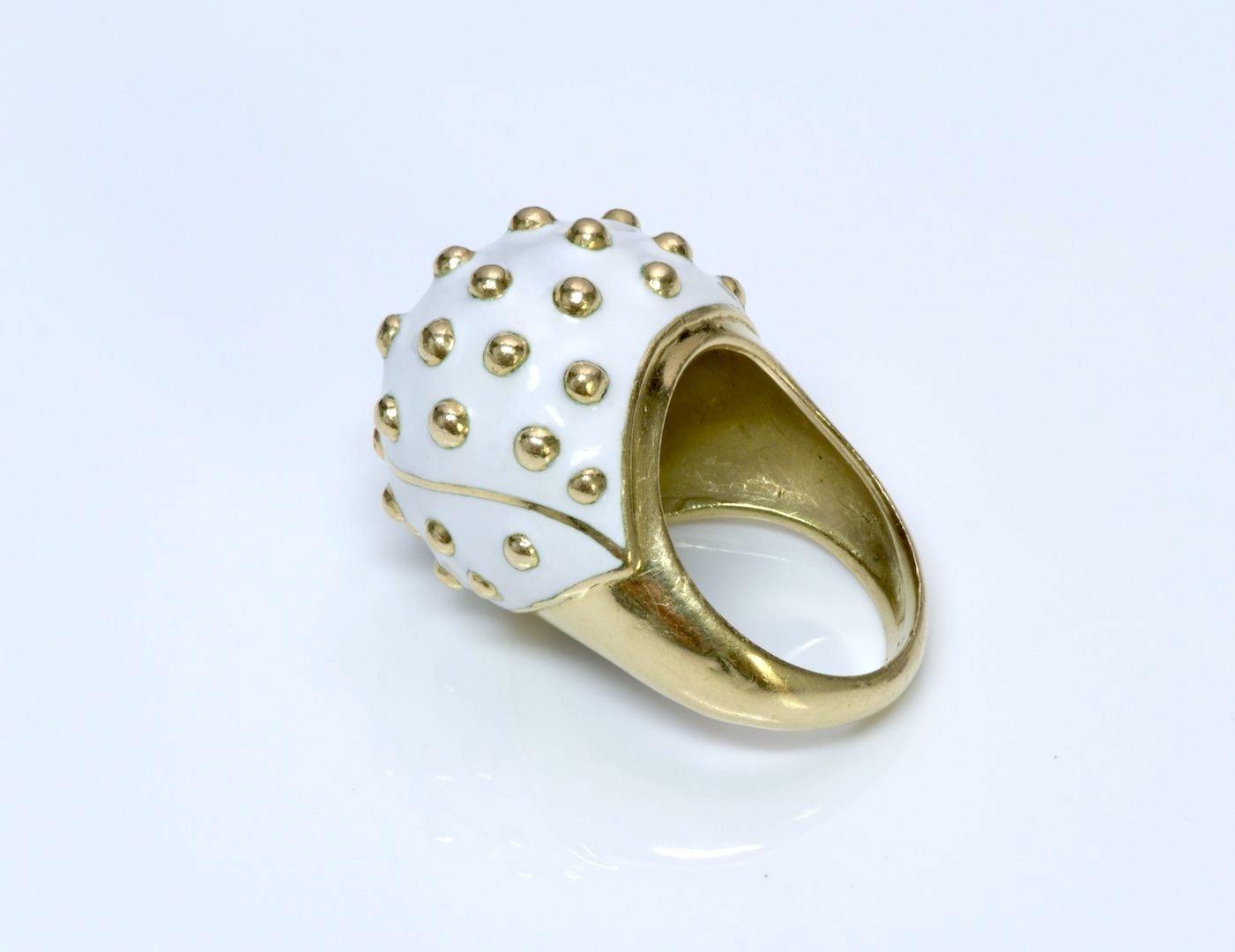 David Webb Enamel & Gold Ring - DSF Antique Jewelry
