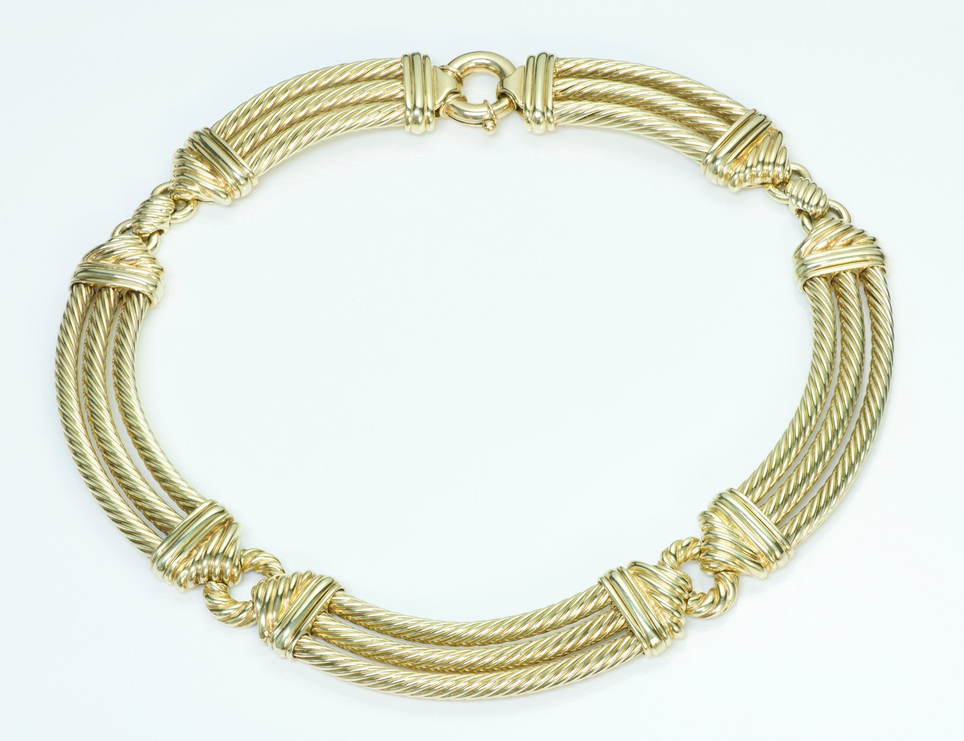 David Yurman 14K Gold Necklace - DSF Antique Jewelry