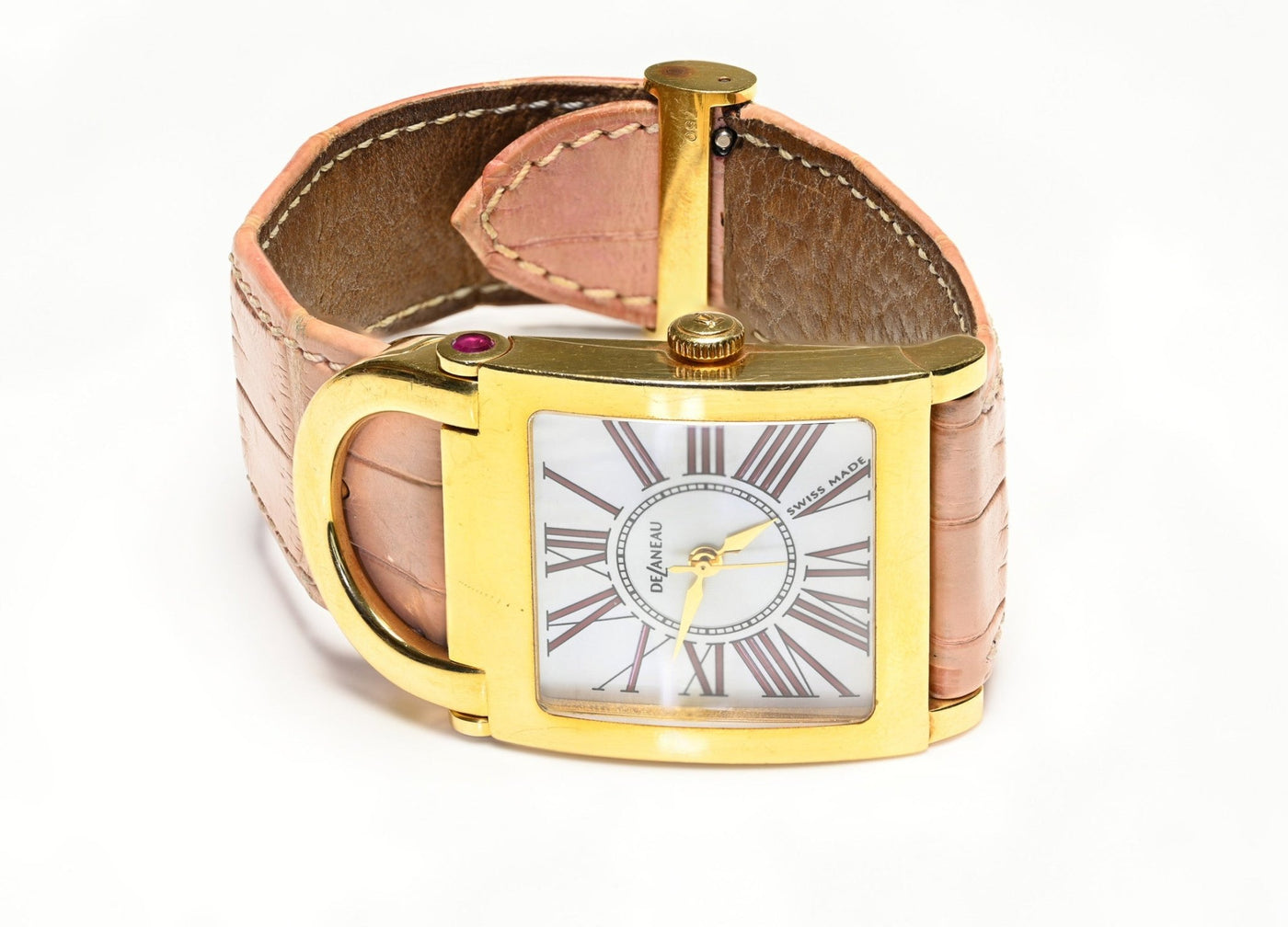 Delaneau 18K Yellow Gold Ladies Watch