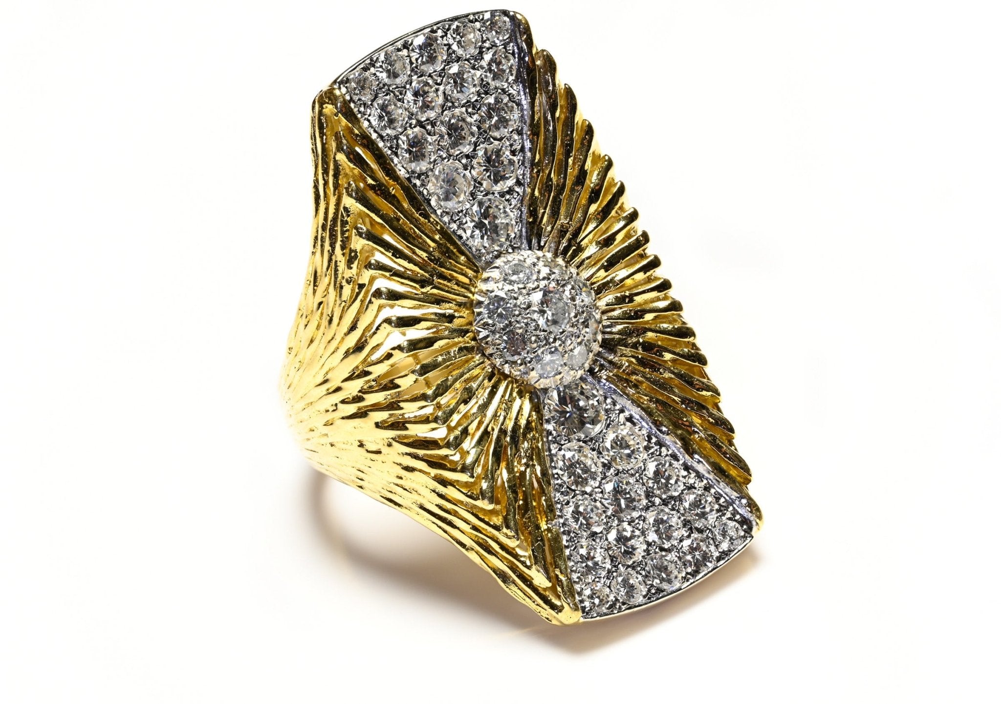 Diamond 18K Gold Cocktail Ring