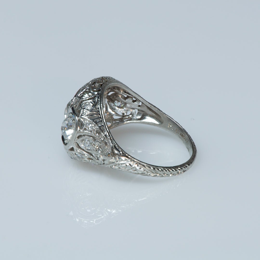 Diamond Engagement Ring - DSF Antique Jewelry
