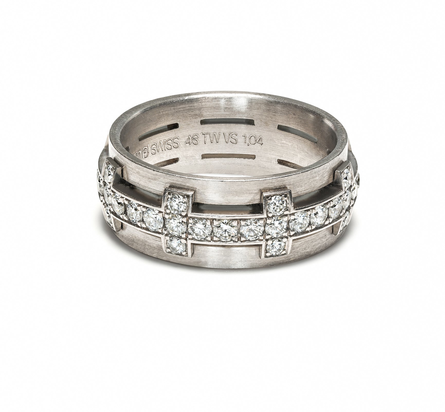 Furrer Jacot 18K Gold Diamond Band Ring