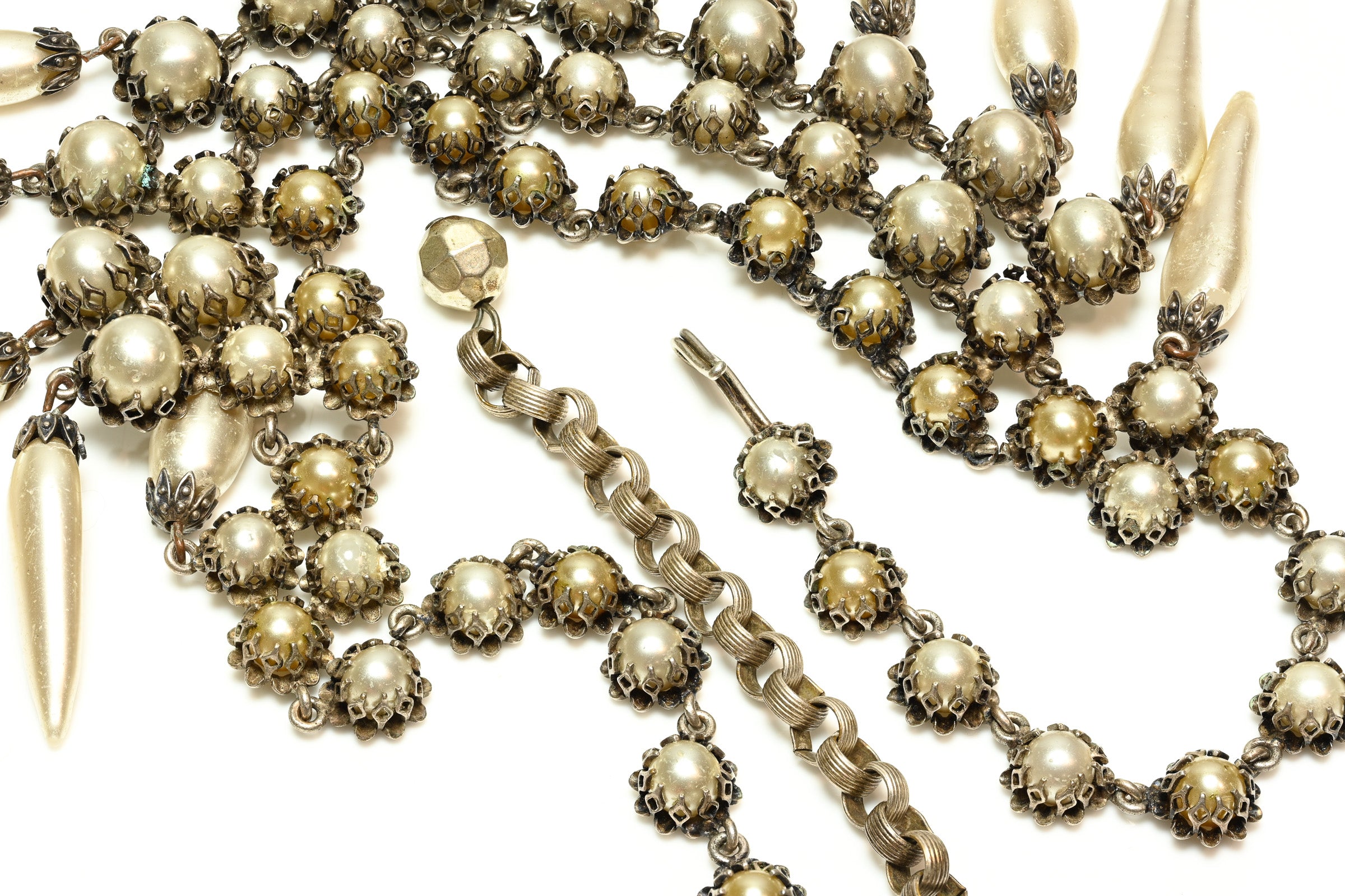 Vintage 1950 Christian Dior Paris Couture by Francis Winter Pearl Necklace