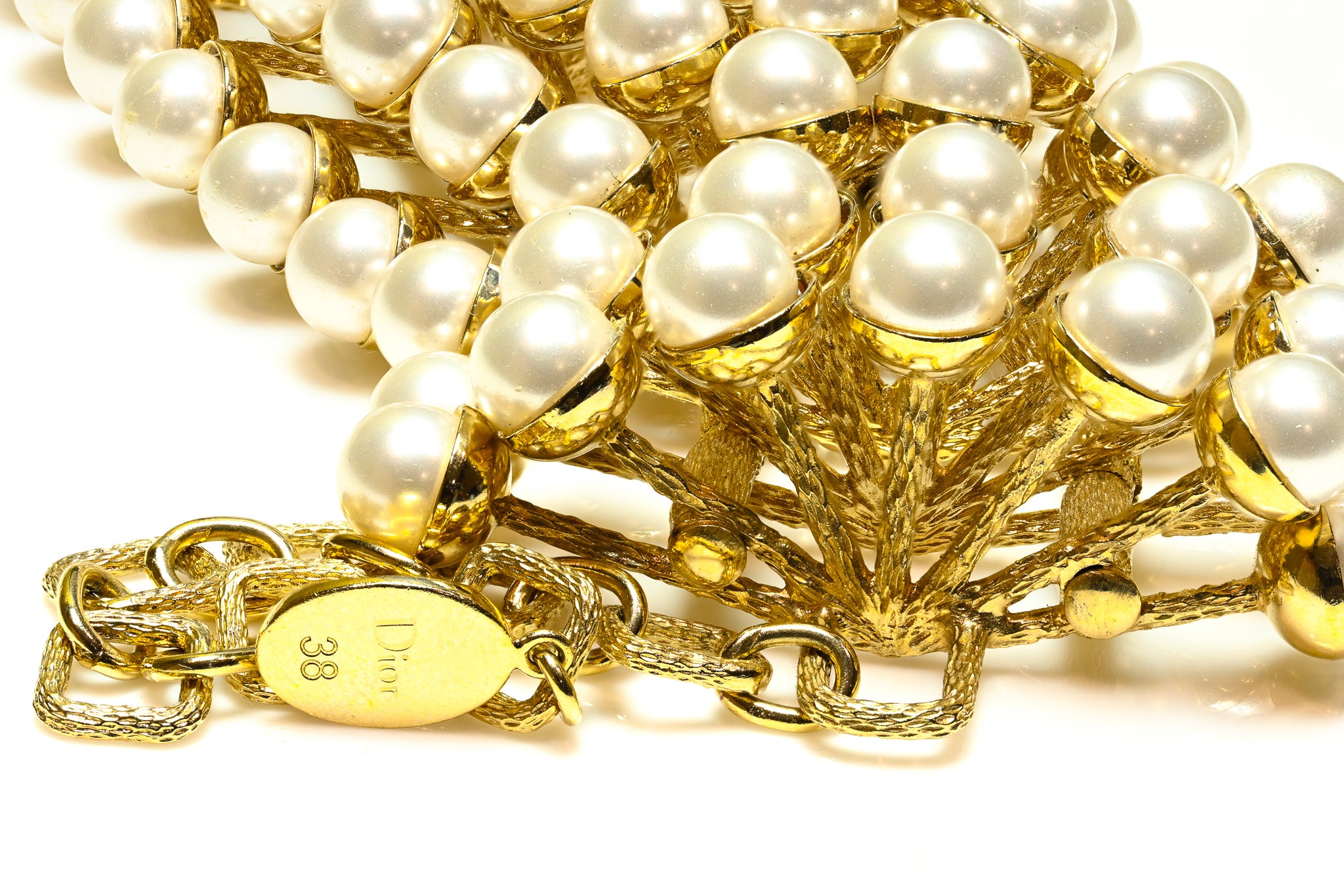 Christian Dior Fall 2012 Couture Raf Simons Pearl Choker Necklace