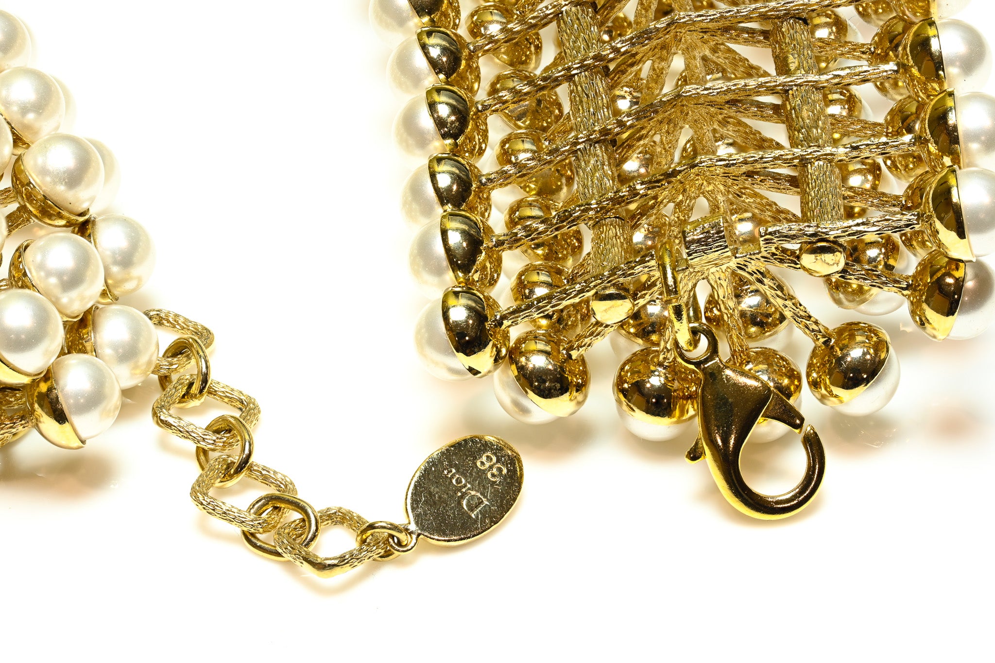 Christian Dior Fall 2012 Couture Raf Simons Pearl Choker Necklace 4