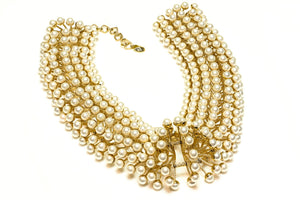 Christian Dior Fall 2012 Couture Raf Simons Pearl Choker Necklace