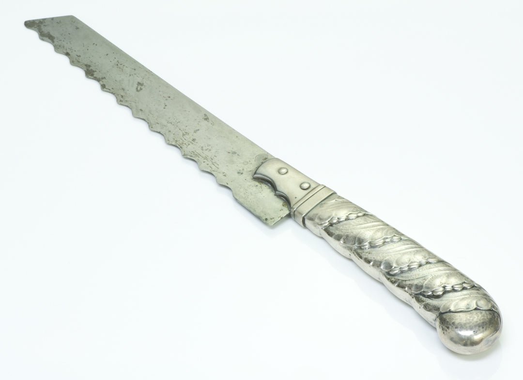 Early Georg Jensen Silver Bread Knife - DSF Antique Jewelry