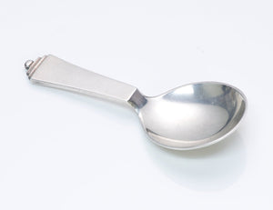 Early Georg Jensen Silver Tea Caddy Spoon