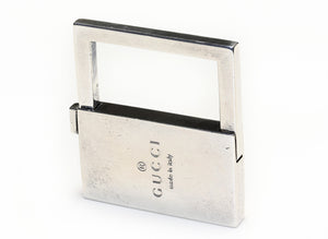 Vintage Gucci by Tom Ford Sterling Silver Padlock Keychain
