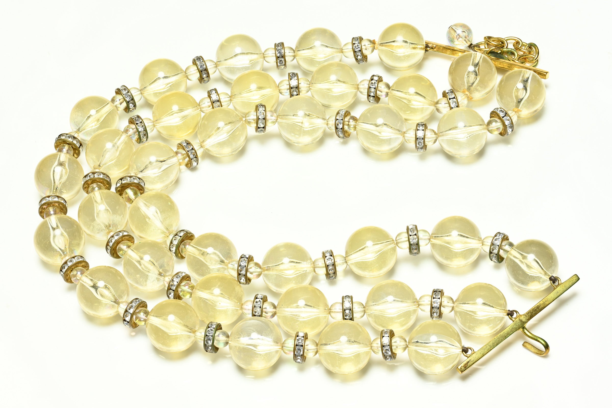 Vintage Chanel Paris Collection 28 Holographic Crystal Choker Necklace 1