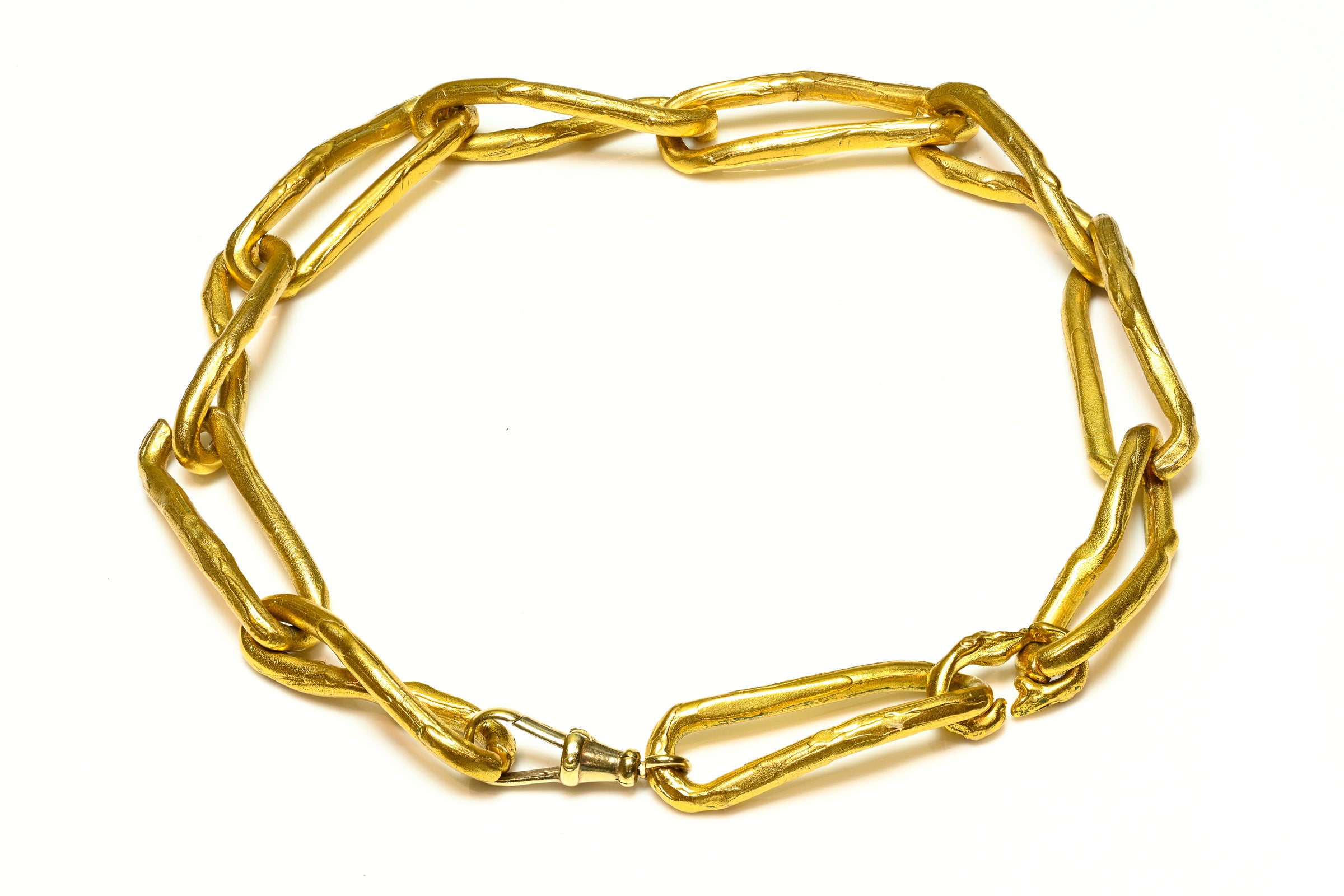 Alighieri Gilded Chain Silver Wasteland Choker Necklace
