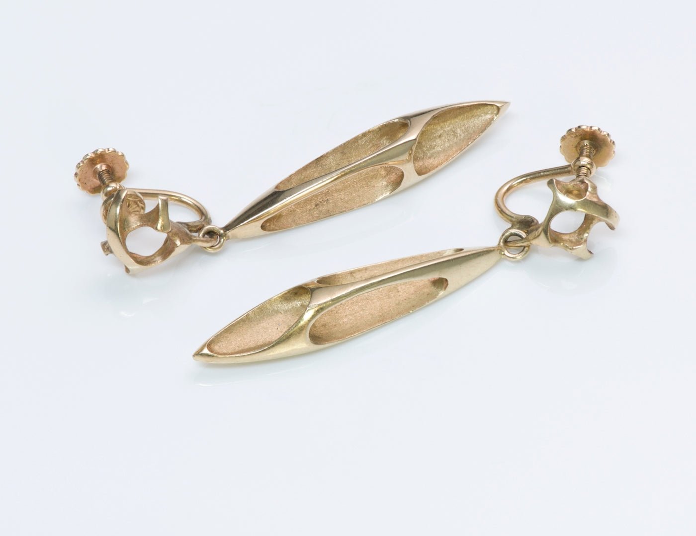 Ed Wiener Gold Earrings