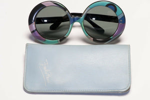 Emilio Pucci 1960’s Large Round Women’s Sunglasses