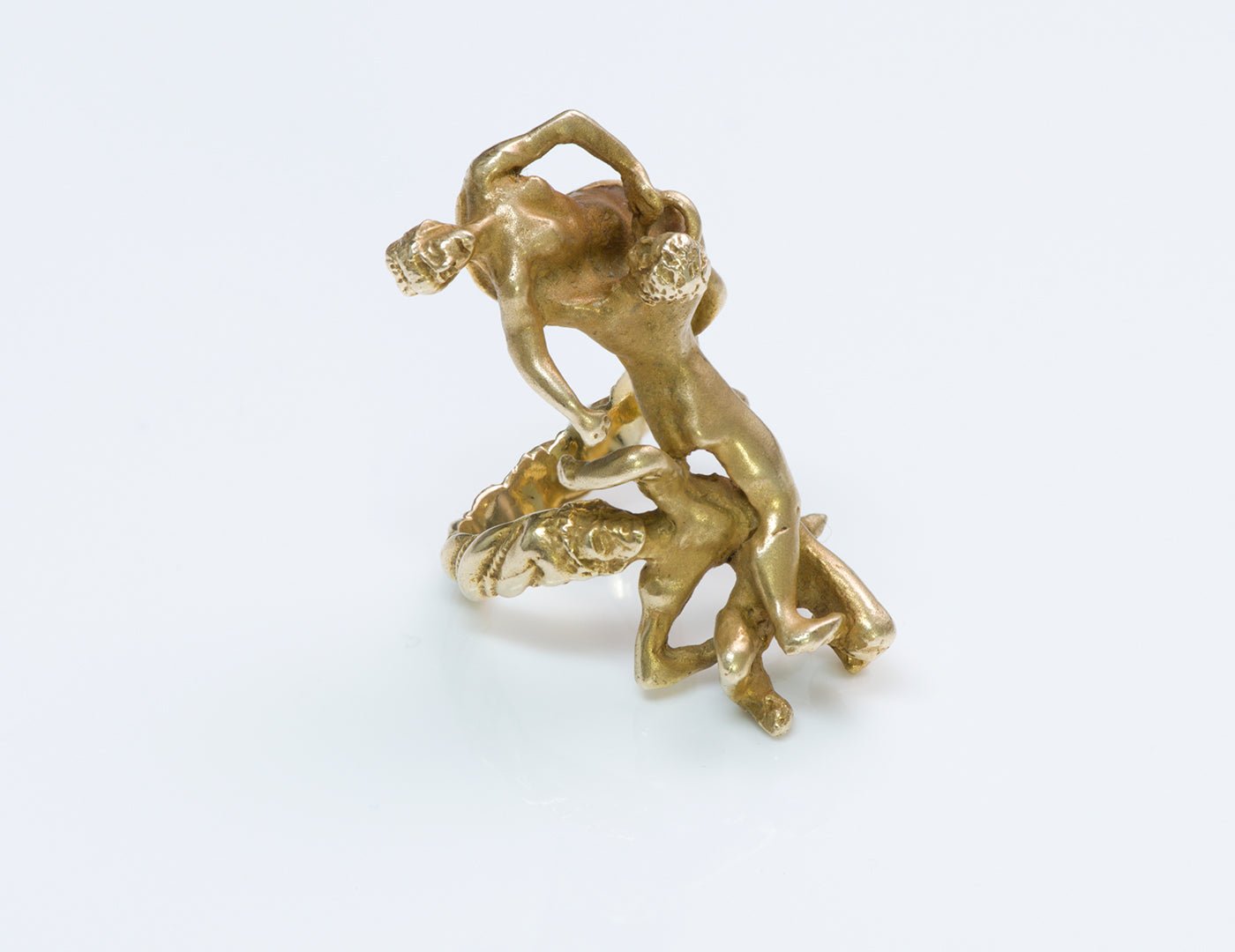 Eric De Kolb Erotica Gold Ring - DSF Antique Jewelry