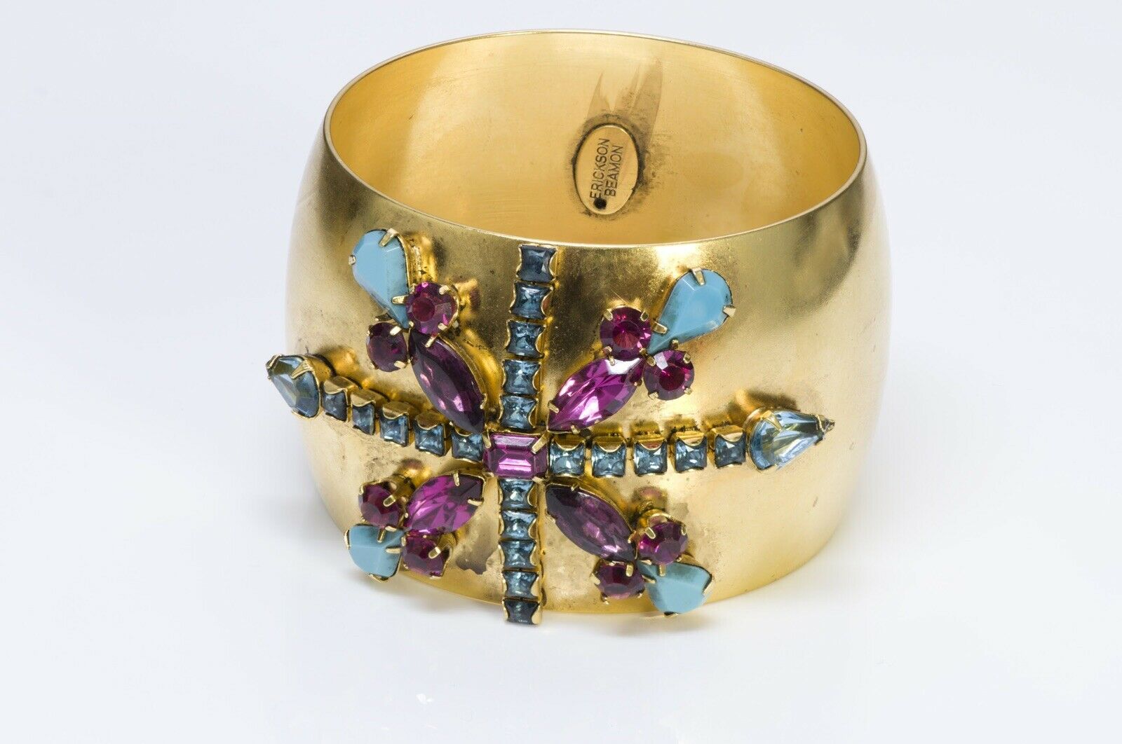 Erickson Beamon Crystal Bangle Bracelet