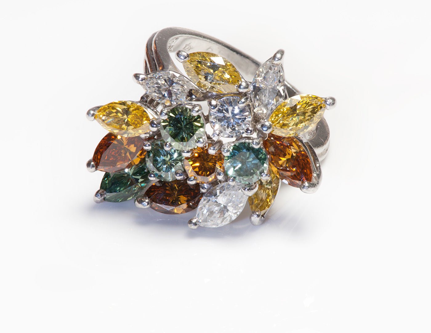 Fancy Color Diamond Ring - DSF Antique Jewelry