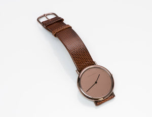 Georg Jensen 347 Watch Brown Strap