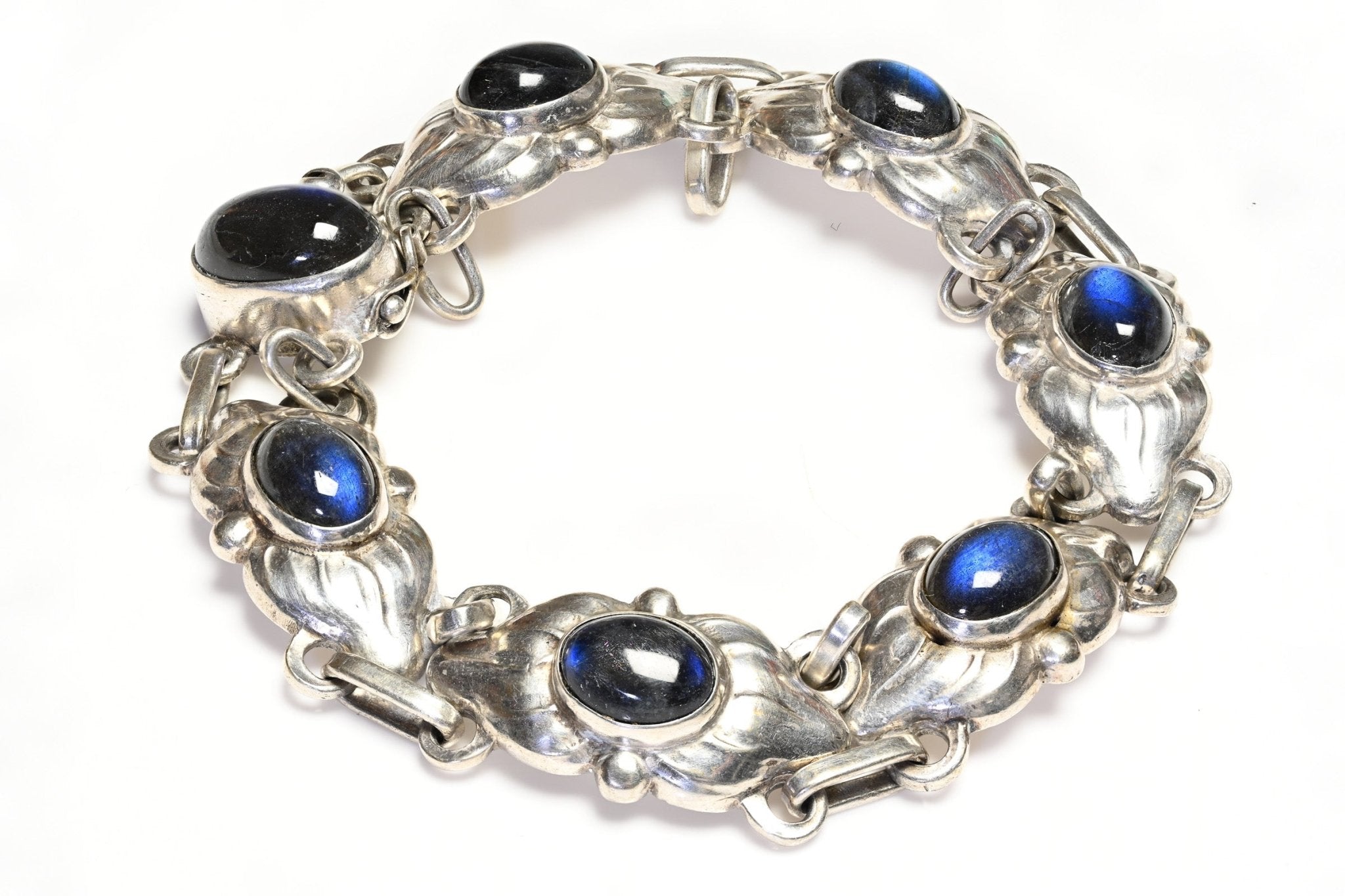 Georg Jensen 830 Silver Labradorite Bracelet