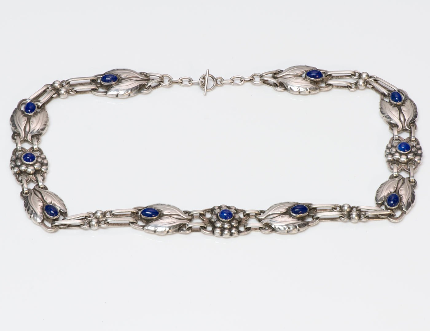 Georg Jensen 830 Silver Lapis Necklace No. 1