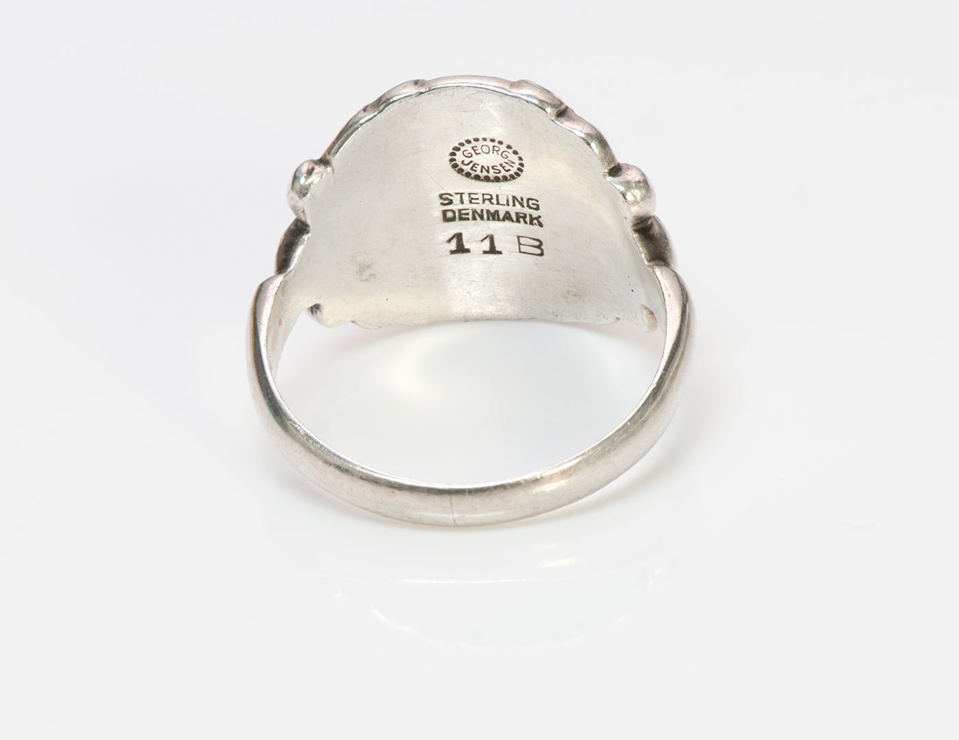 Georg Jensen Carnelian Silver Ring No 11B