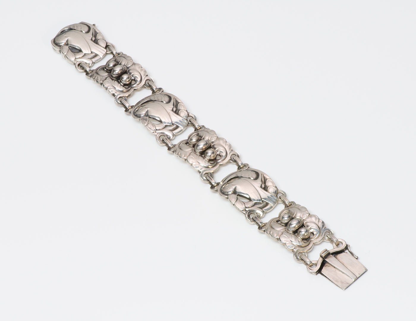 Georg Jensen Dove 830 Silver Bracelet No. 14