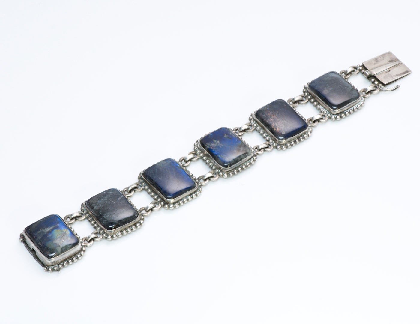 Georg Jensen Labradorite 830 Silver Bracelet 25 B