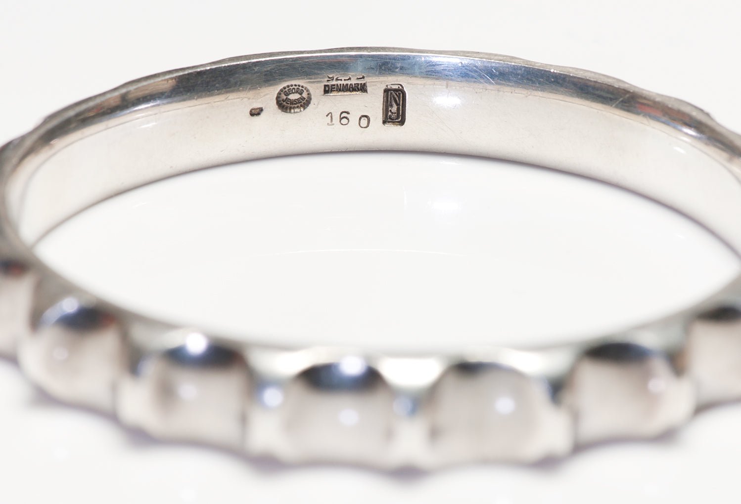 Georg Jensen Nanna & Jørgen Ditzel Sterling Silver Bangle Bracelet 160