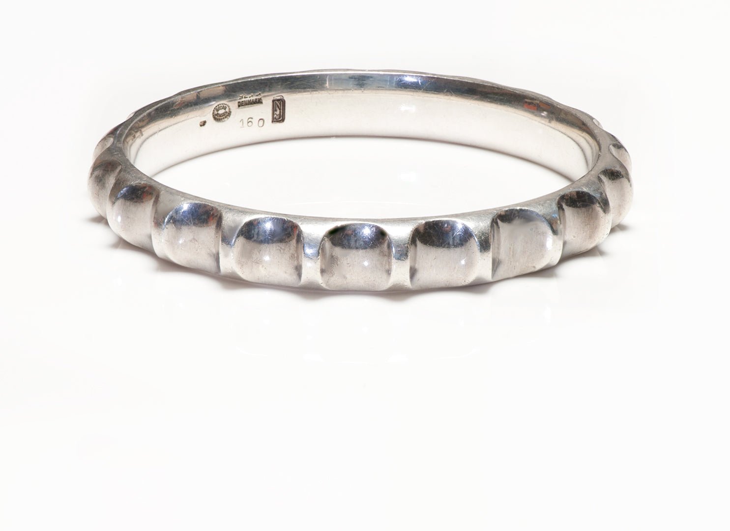 Georg Jensen Nanna & Jørgen Ditzel Sterling Silver Bangle Bracelet 160