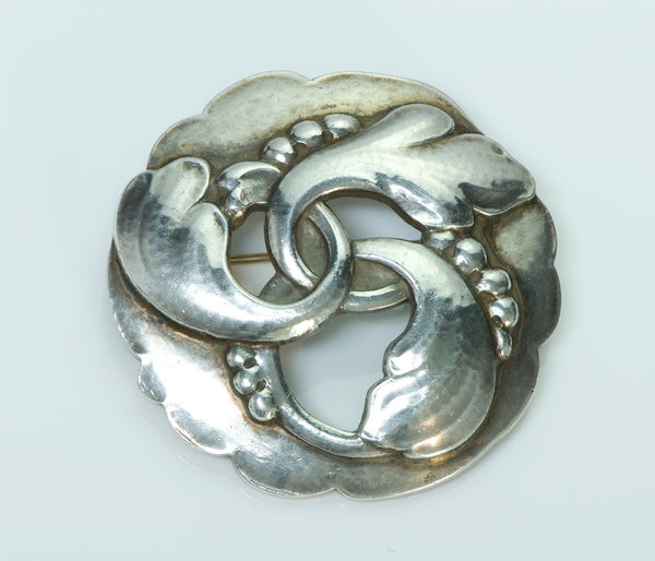 Georg Jensen Silver Brooch No. 20